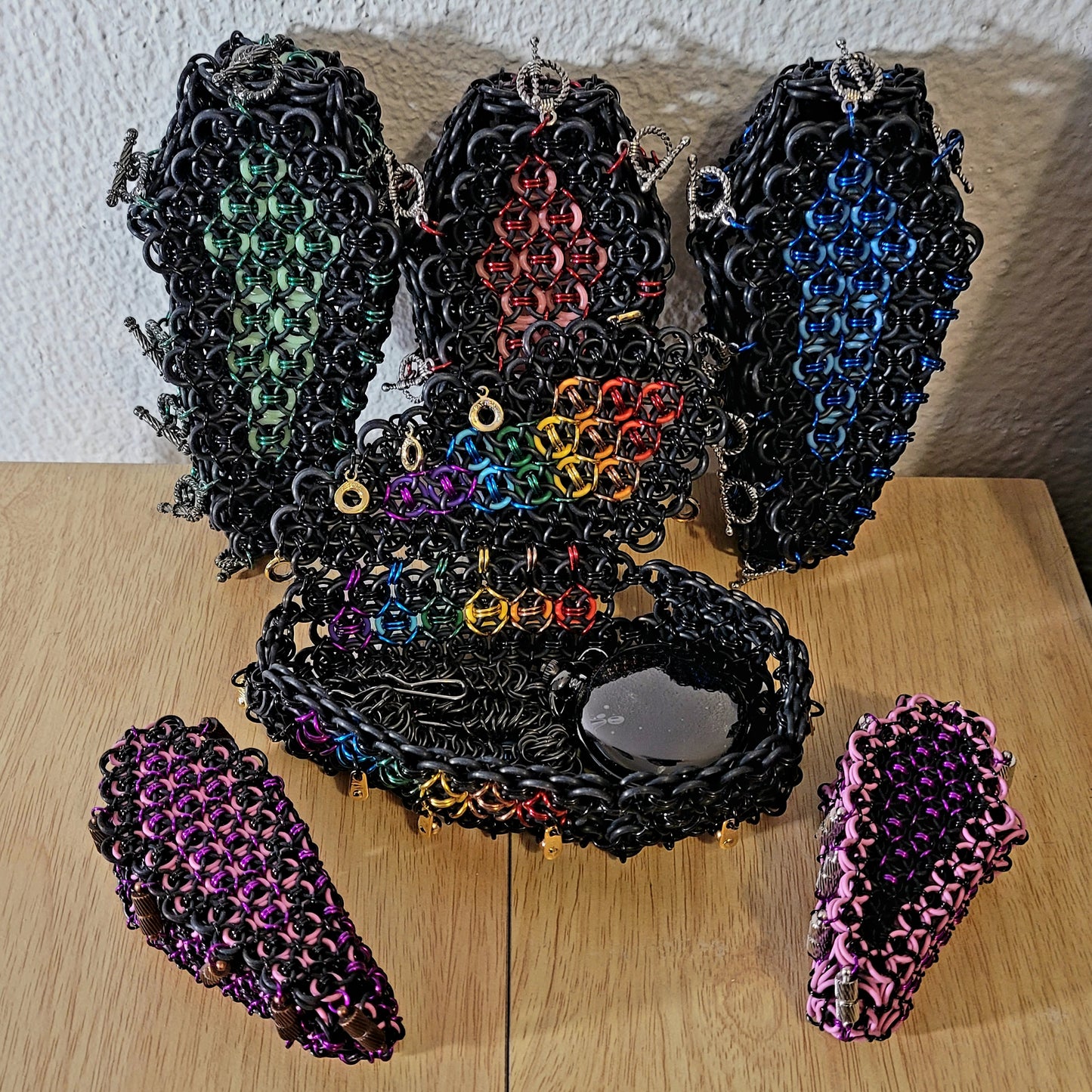 Chainmaille Coffin Keepsake Box