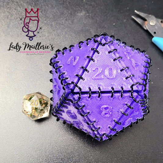 Giant Stitched D20